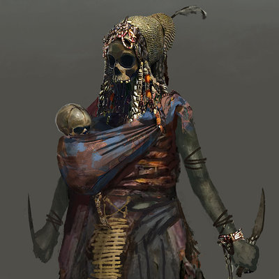 Ken fairclough pirate skeleton witch concept 2
