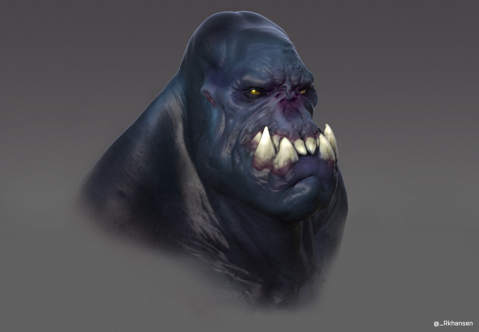 Горилла Zbrush