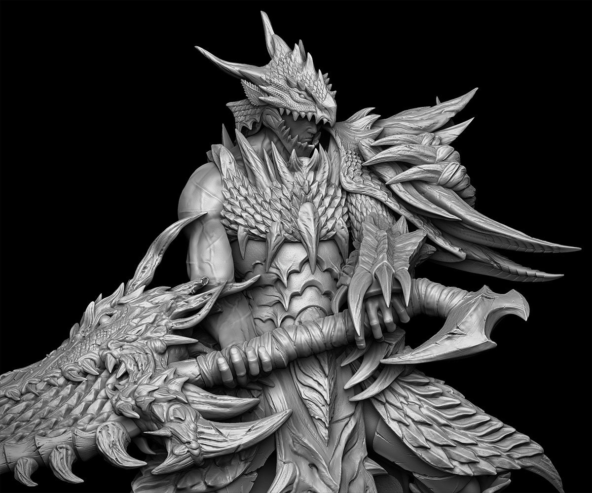 Zhang Yimin - Monster Hunter fan art