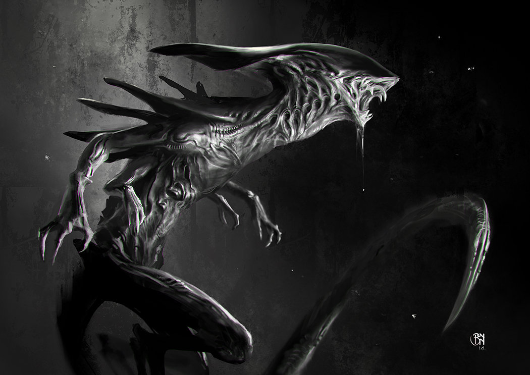 photo Xenomorph Queen Concept Art xenomorph queen concept art