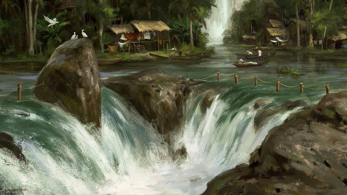 ArtStation Fishing Village, Gal Or