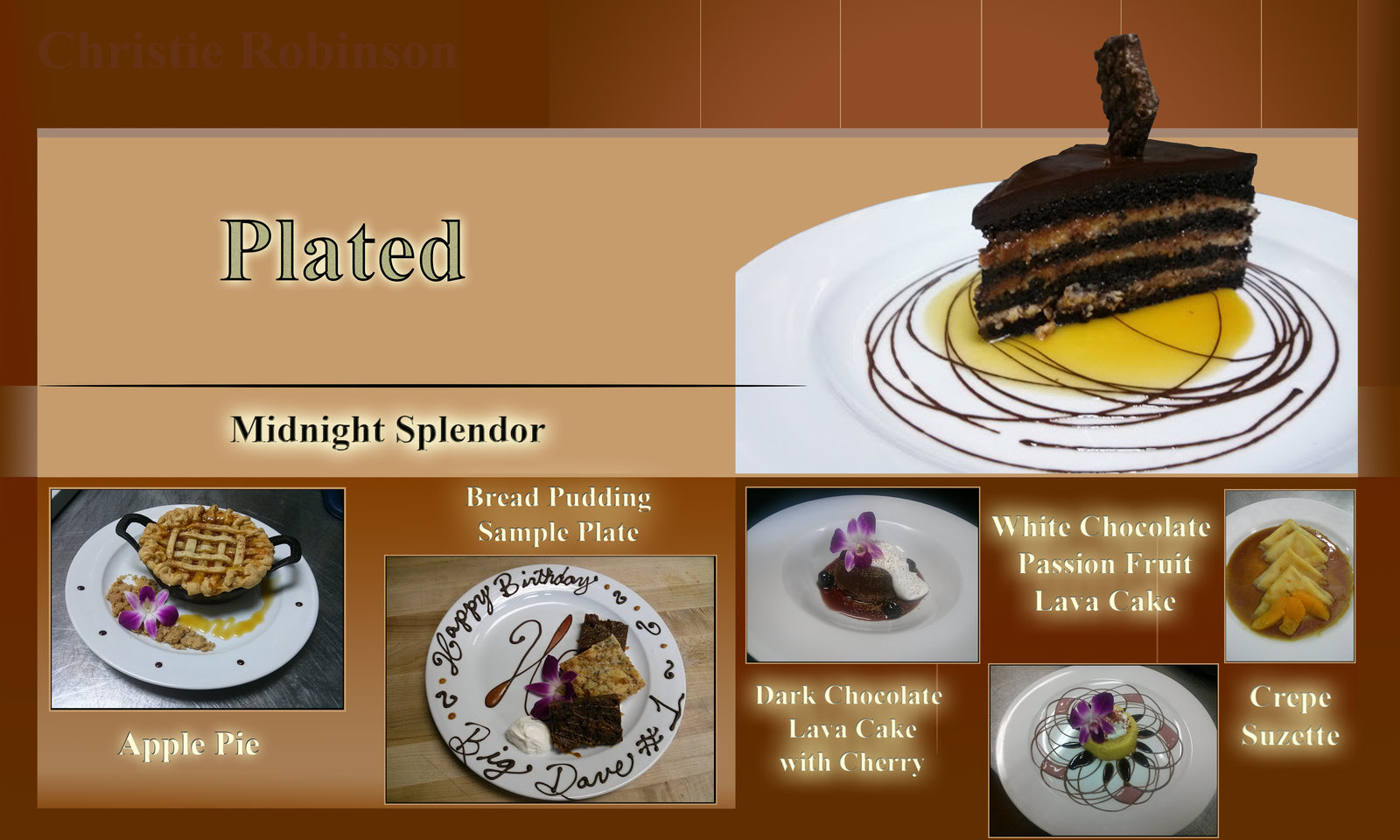 EthanDM Culinary portfolio sample 2: Group Samples redesigned