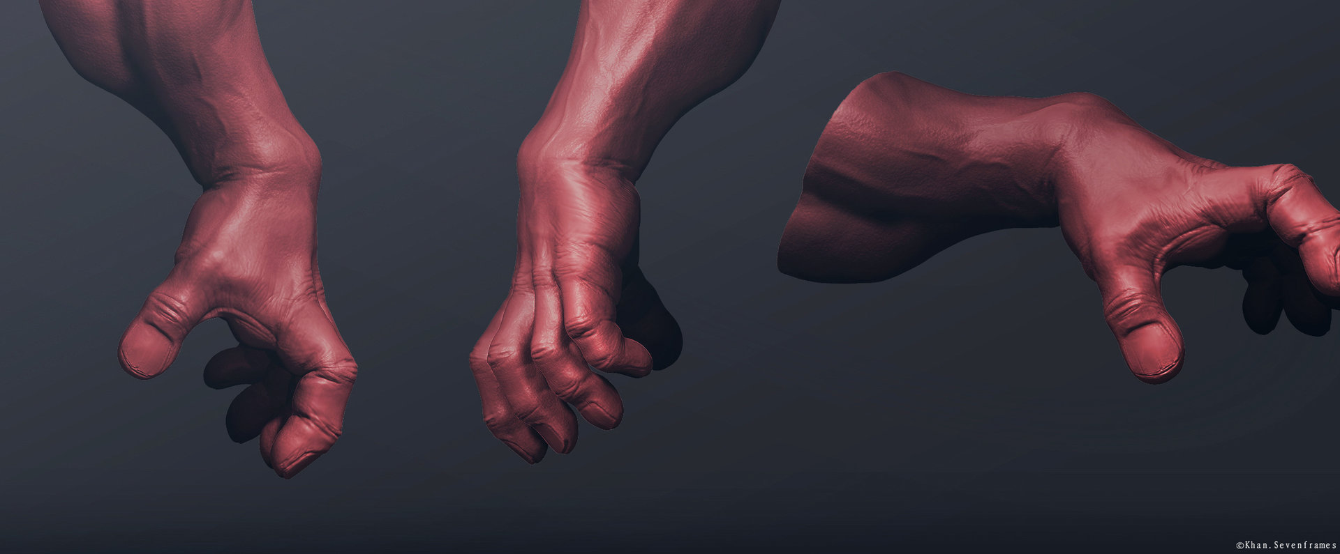 ArtStation Hulk Hands.Inspired by Andy Bergholtz Awesome Sculpture