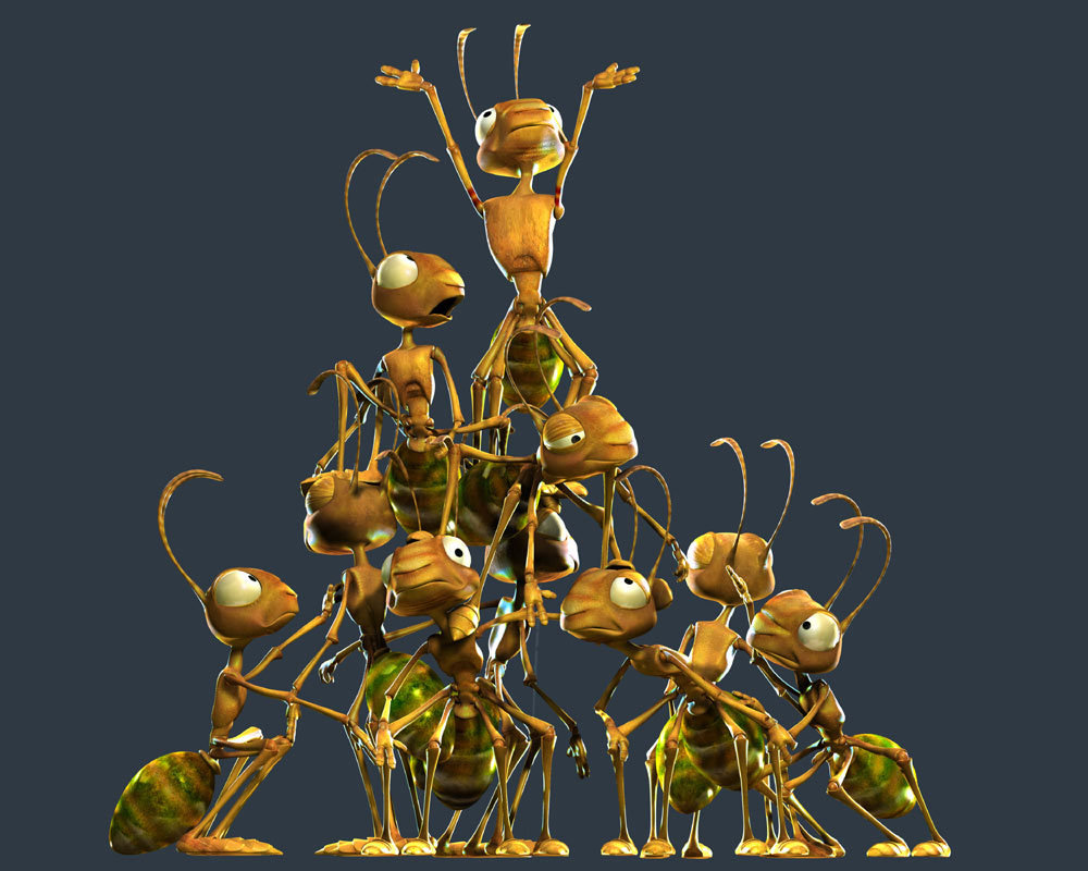 Ants for a VERY old TVC