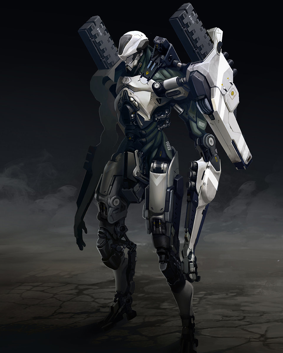 Artstation humanoid mecha