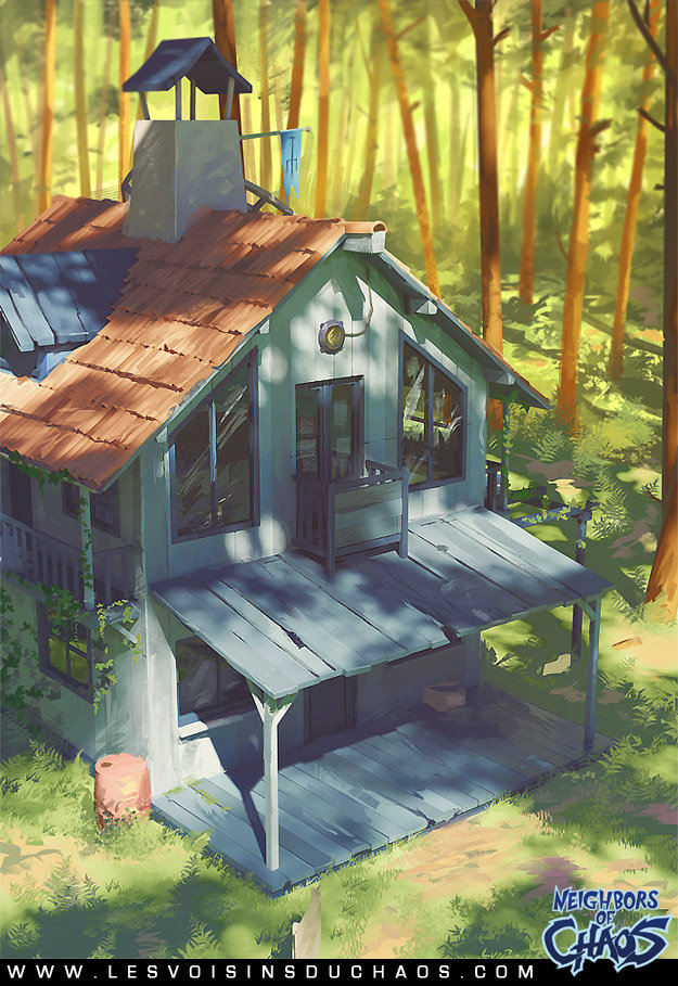 Under the leaves