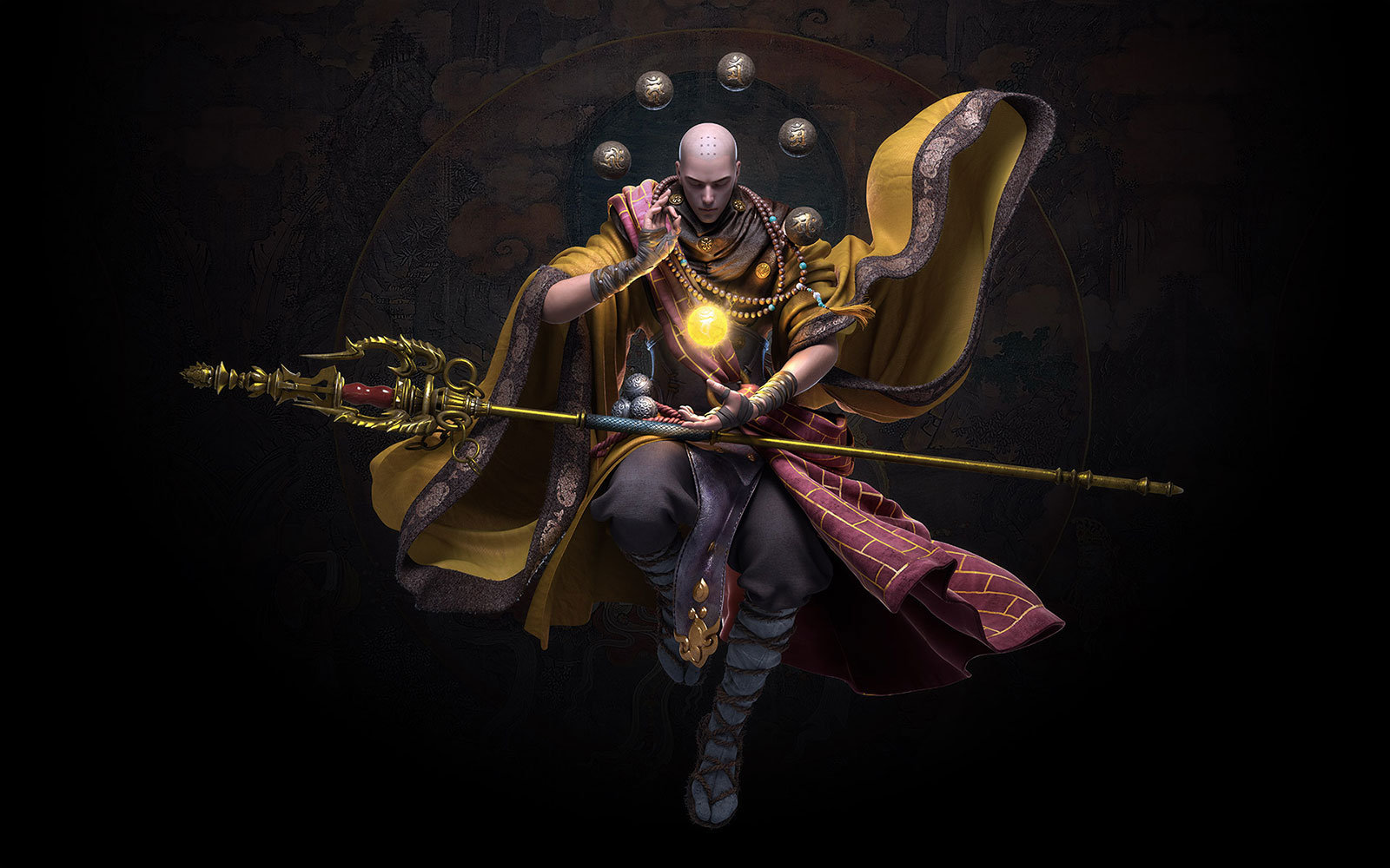 Artstation Monk Hu Zheng > you can roll a d4 in place of the normal damage of your unarmed strike or monk weapon. artstation monk hu zheng