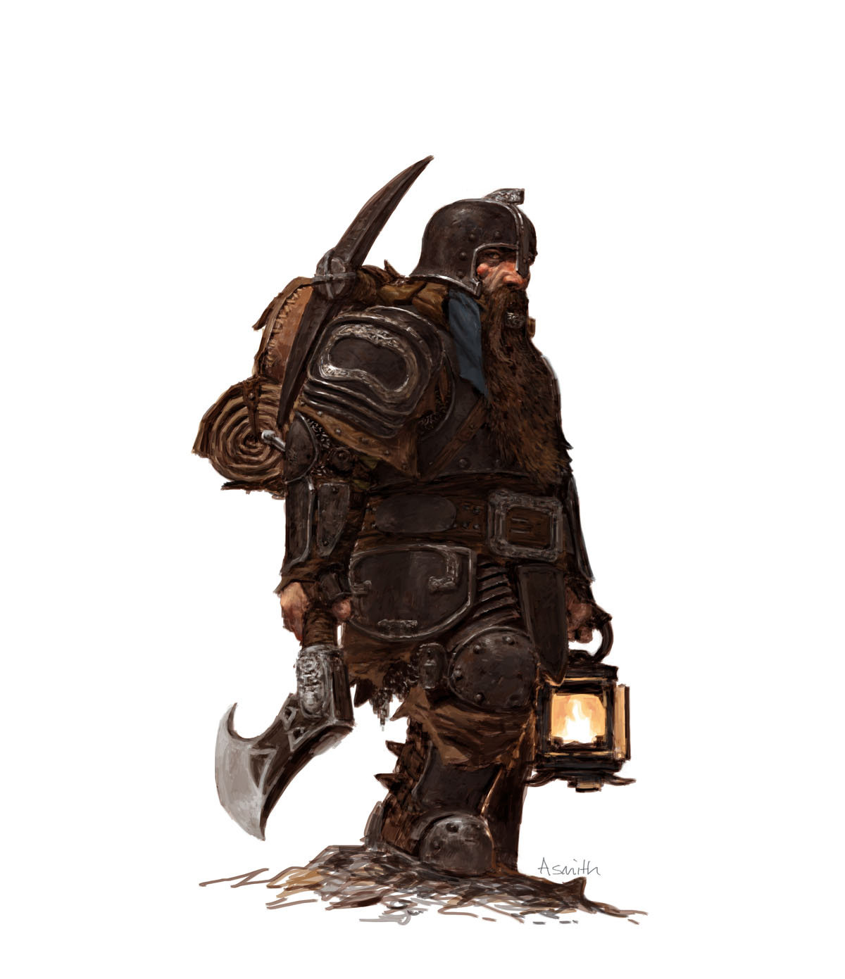 René, nain ranger Adrian-smith-fw-dwarf-warrior-sapper