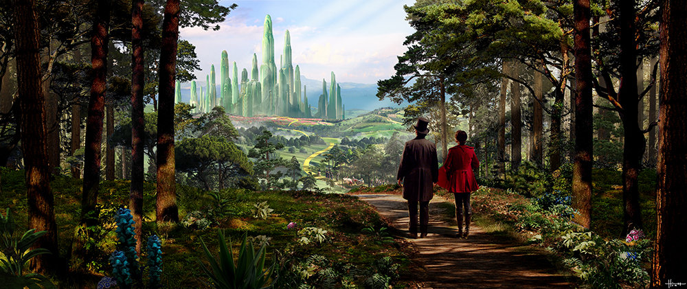 Concept Painting from 'Oz the Great and Powerful' 