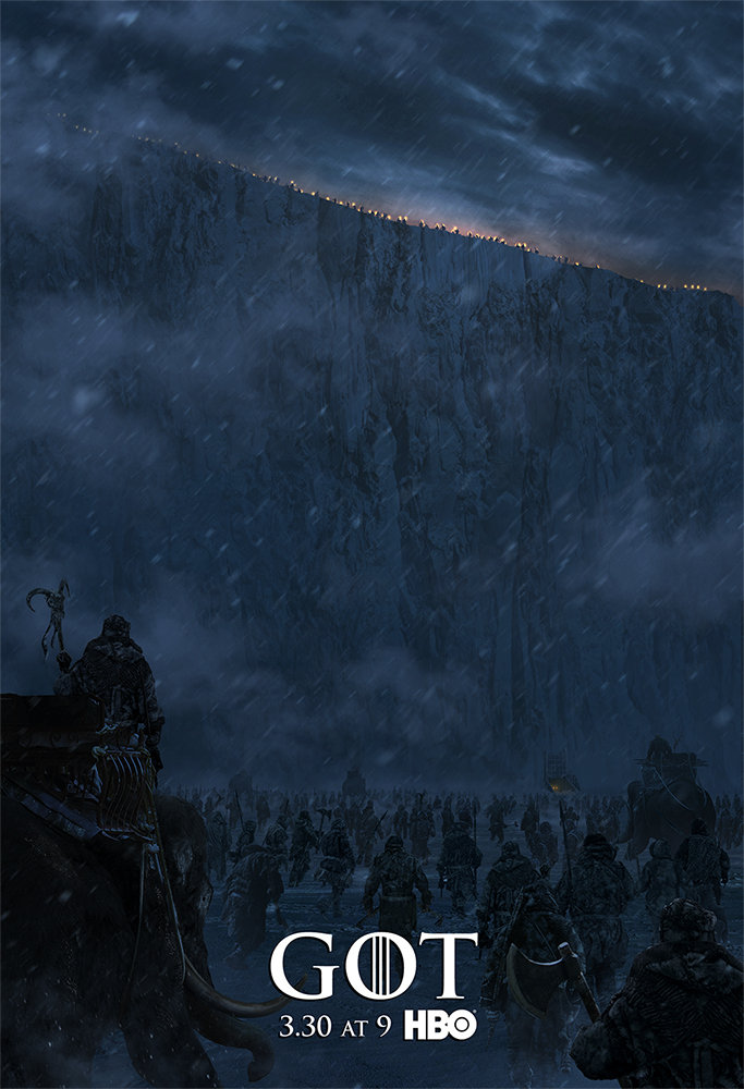 A poster design that I created for season 3 'Game of Thrones'