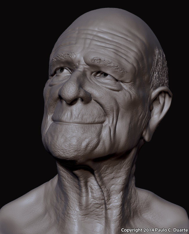 Old Man Sculpt Study