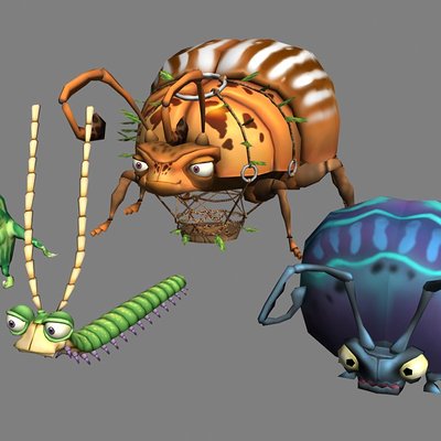 Lloyd chidgzey insect characters