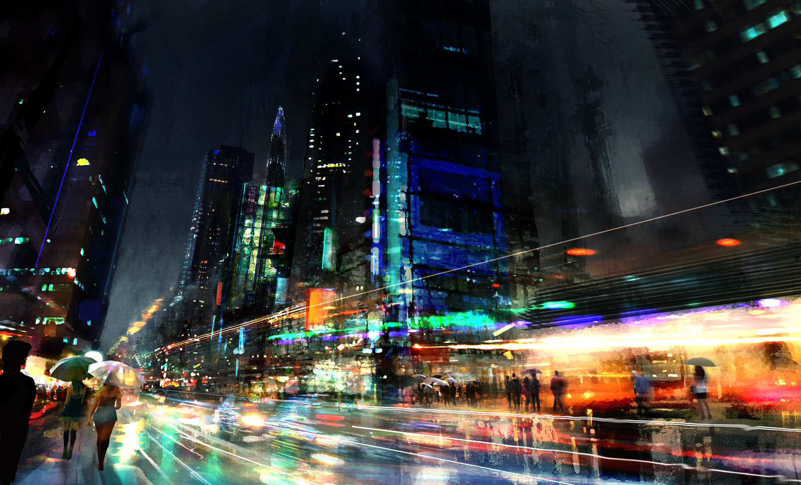 Artstation Night City Philip Straub