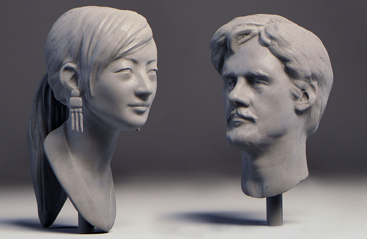 Trojan Horse was a Unicorn workshop livesculpt during talks,Yangtian Li and Mathias Verhasselt