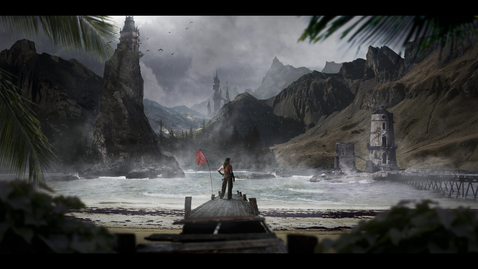 Artstation Fantasy Matte Painting Santhosh Koneru