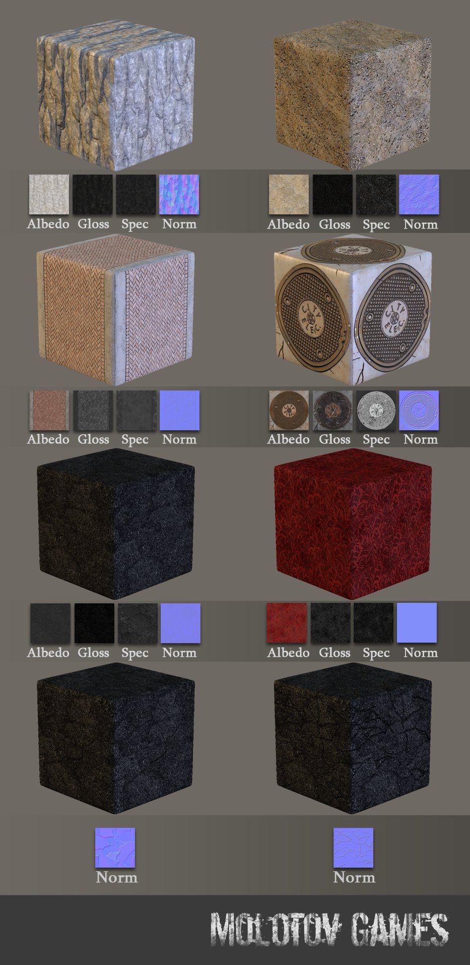 ArtStation - Material Sheet 02