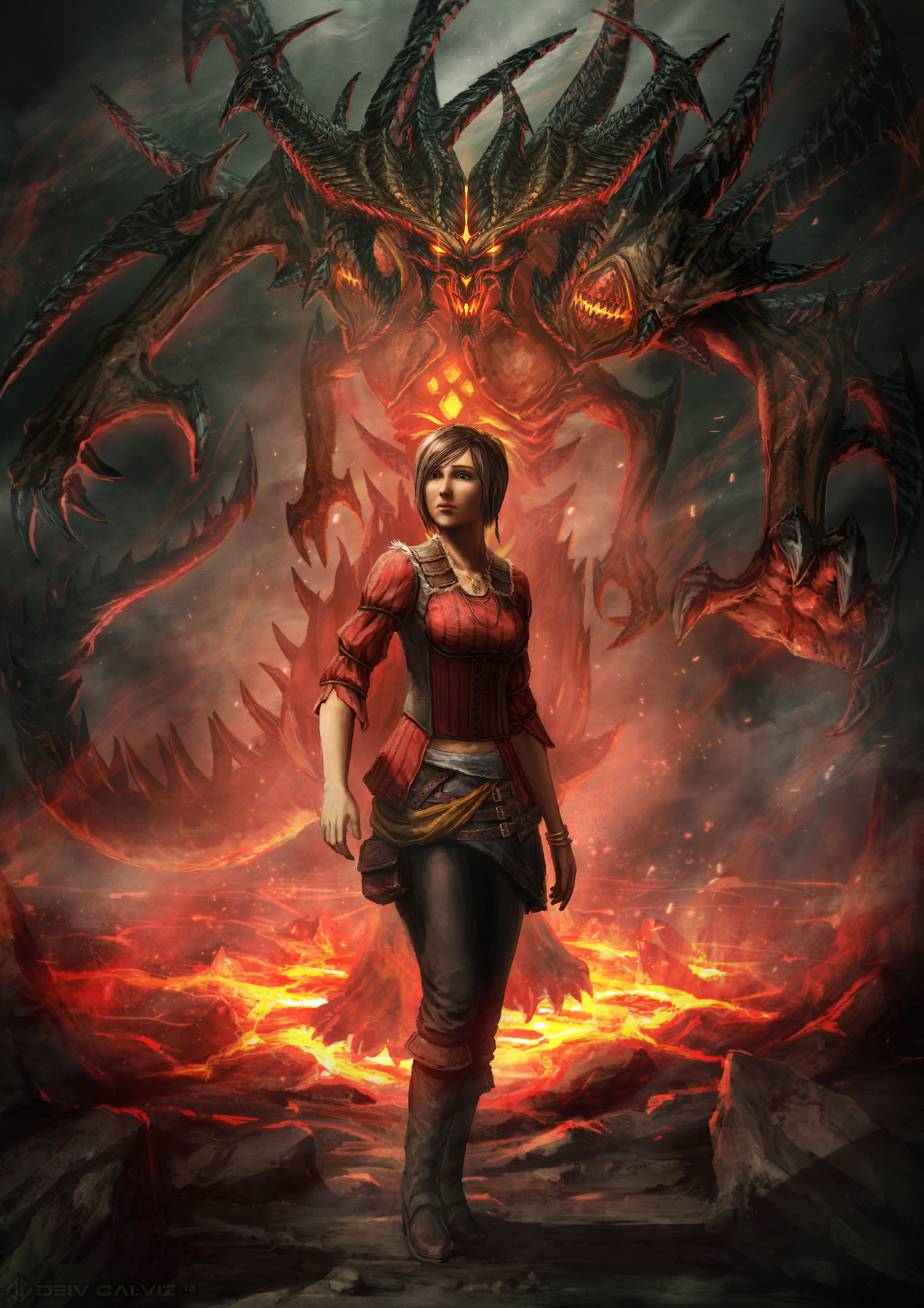 Diablo. Диабло Лия демон. Диабло Лия арт. Diablo 3 Diablo. Лия диабло 3 арт.