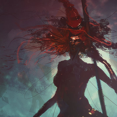 Underwater witch