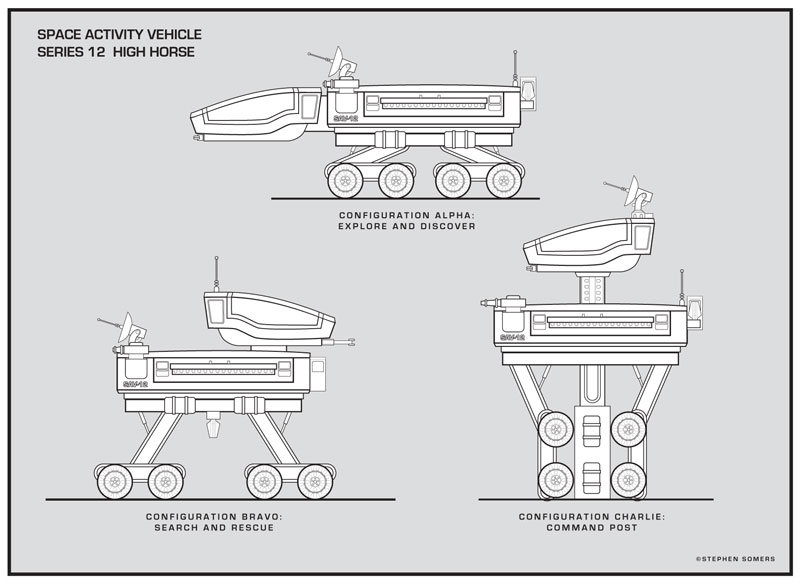 Stephen Somers Space Activity Vehicle SAV1 Series 12, High Horse