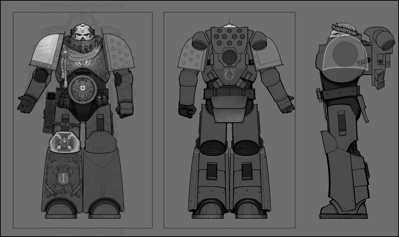 Ted beargeon space marine veteran