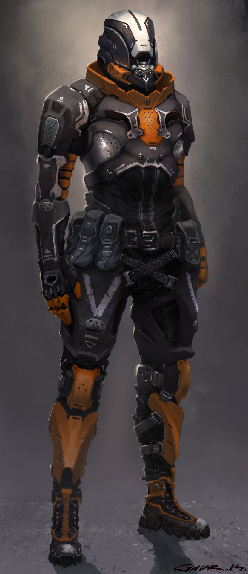 ArtStation - Some Future Soldier , Max Gavr