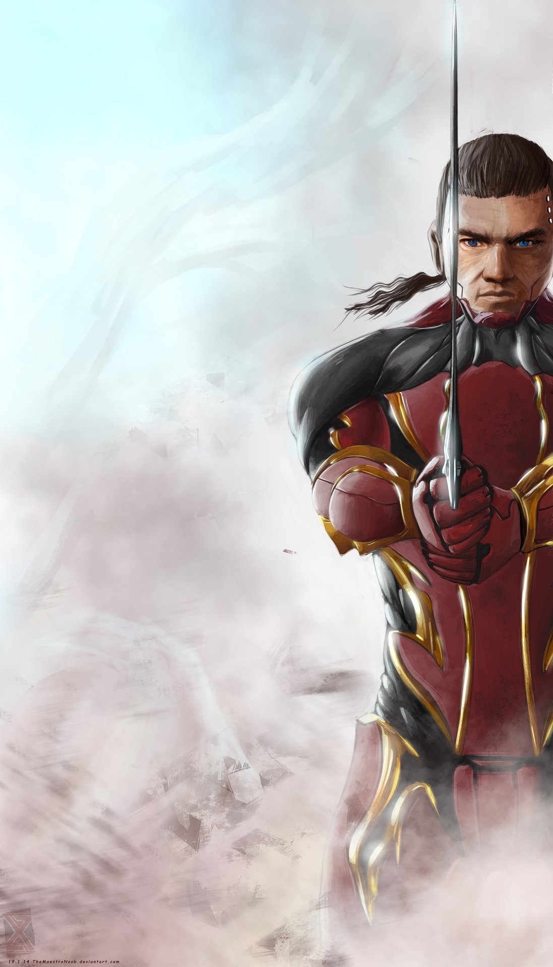 Artstation Warframe Excalibur Georgy Stacker Excalibur's face is very cute/creepy : artstation warframe excalibur