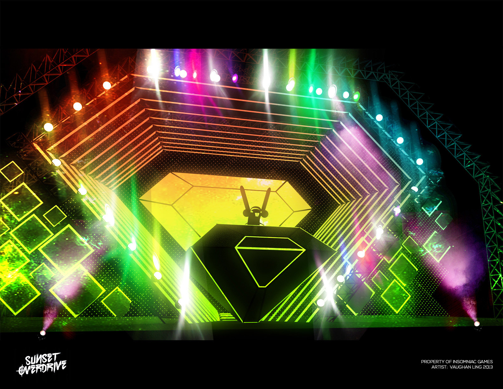 ArtStation Sunset Overdrive Environment Visdev