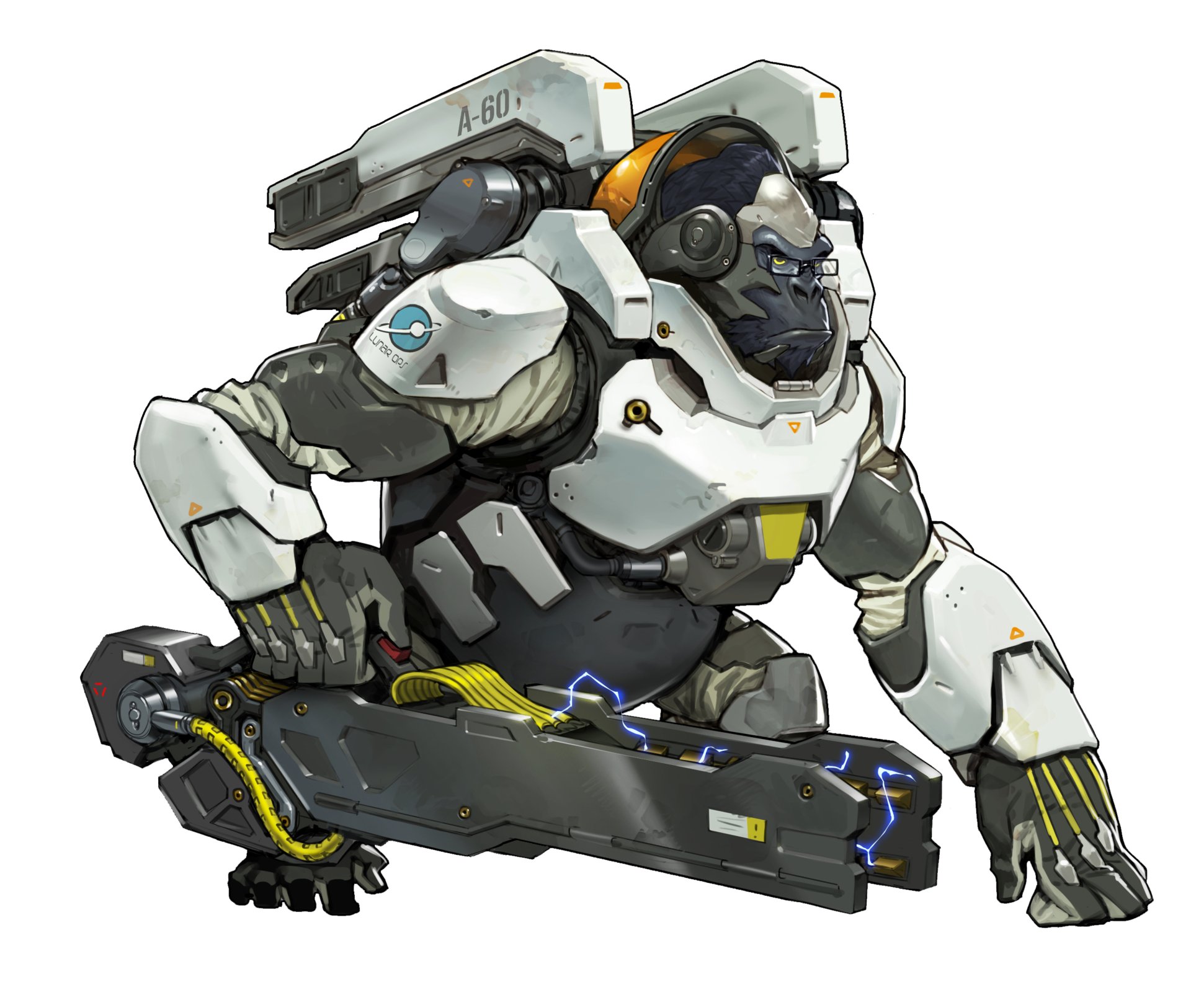 Artstation Overwatch Winston Concept Arnold Tsang