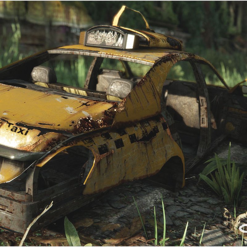 Abandoned Taxi