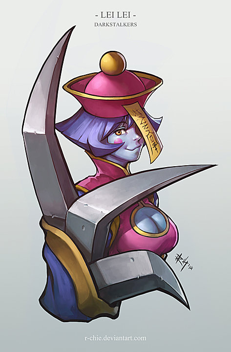 Lei Lei Darkstalkers by r-chie