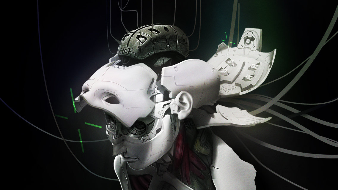 Artstation Ghost In The Shell Randall Whiteis