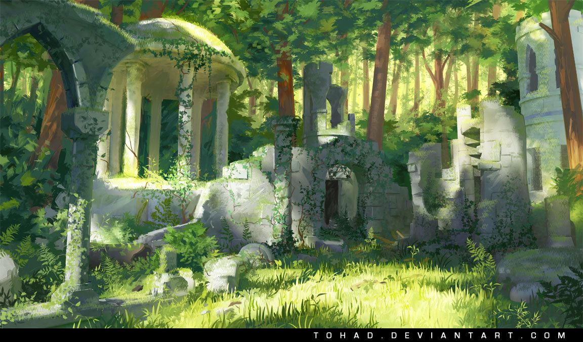Forest ruins