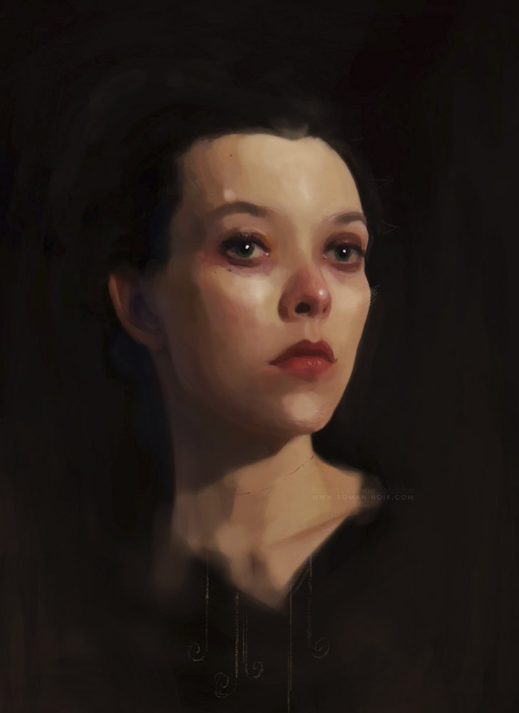 Portrait of Claire - Study