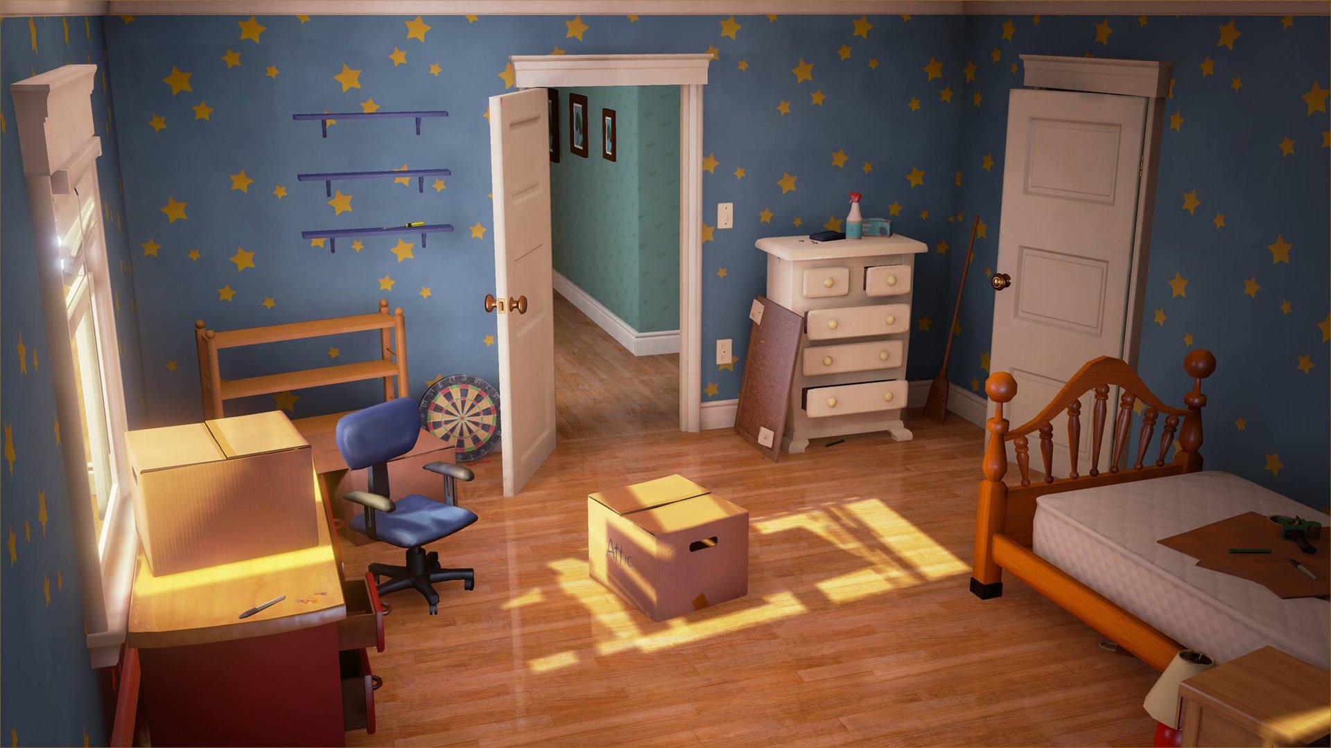 toy story andy living room