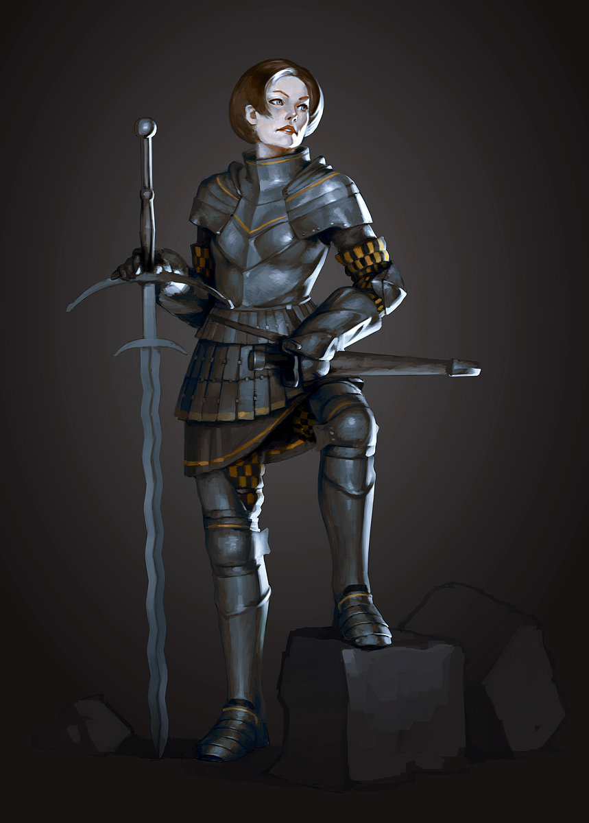 ArtStation Female knights series