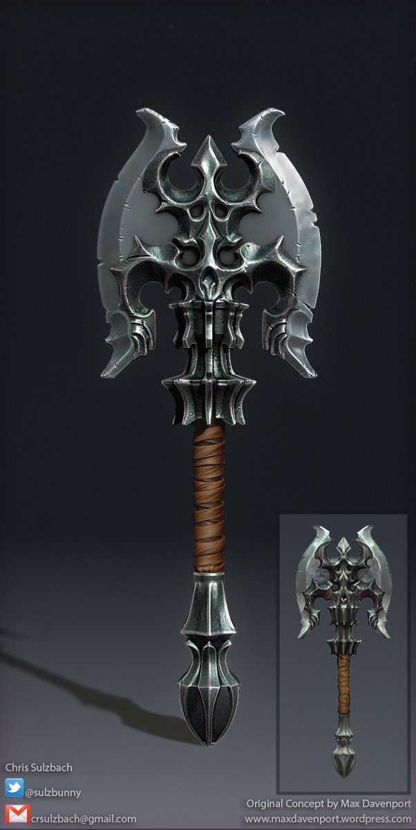 ArtStation Fantasy Axe, Chris Sulzbach