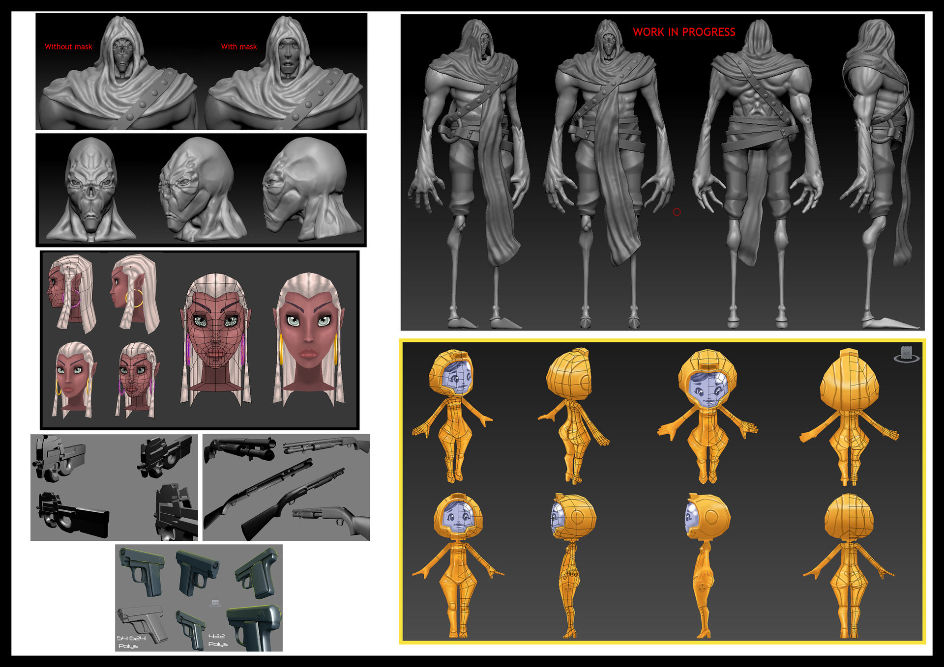 ArtStation - 3d works