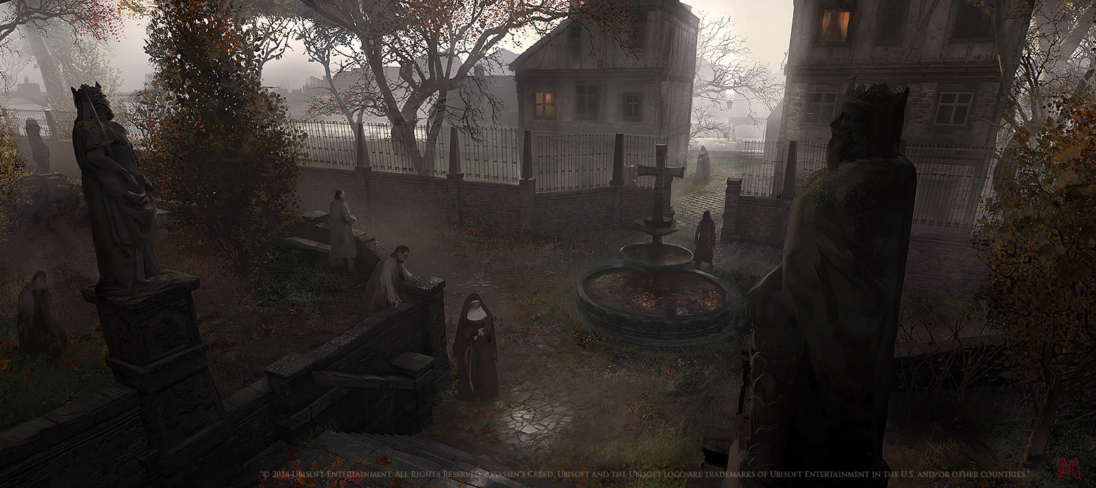 ArtStation Assassins creed Unity La Bièvre asylum