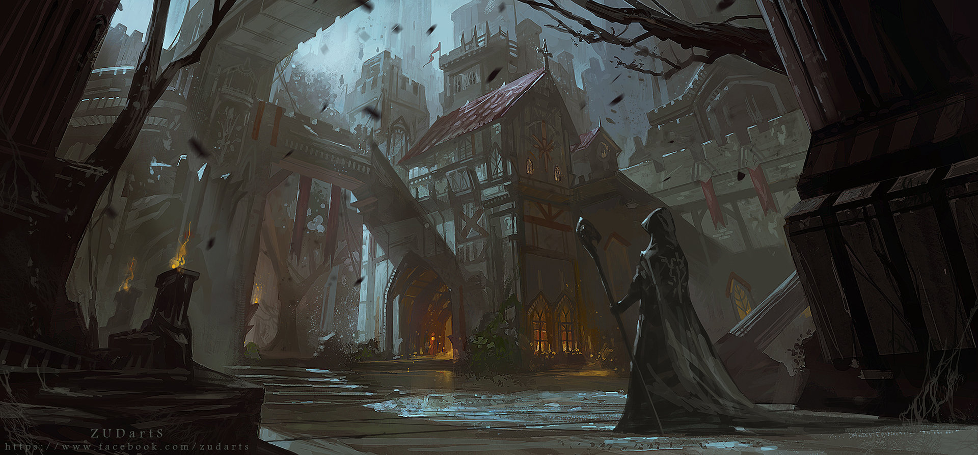 Artstation The Dark Church Zudarts Lee