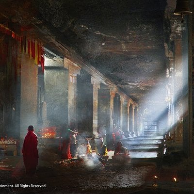 Donglu yu farcry4 temple inside