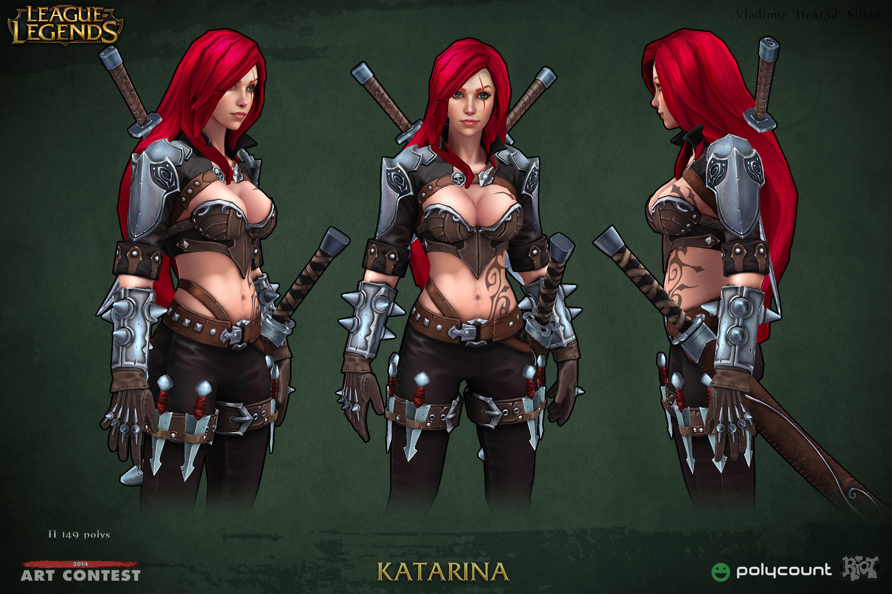 Artstation League Of Legends Katarina Vladimir Silkin