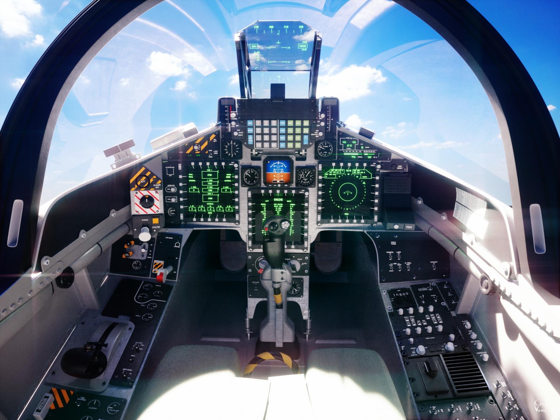 César Vonc - BAE Hawk T2 Cockpit