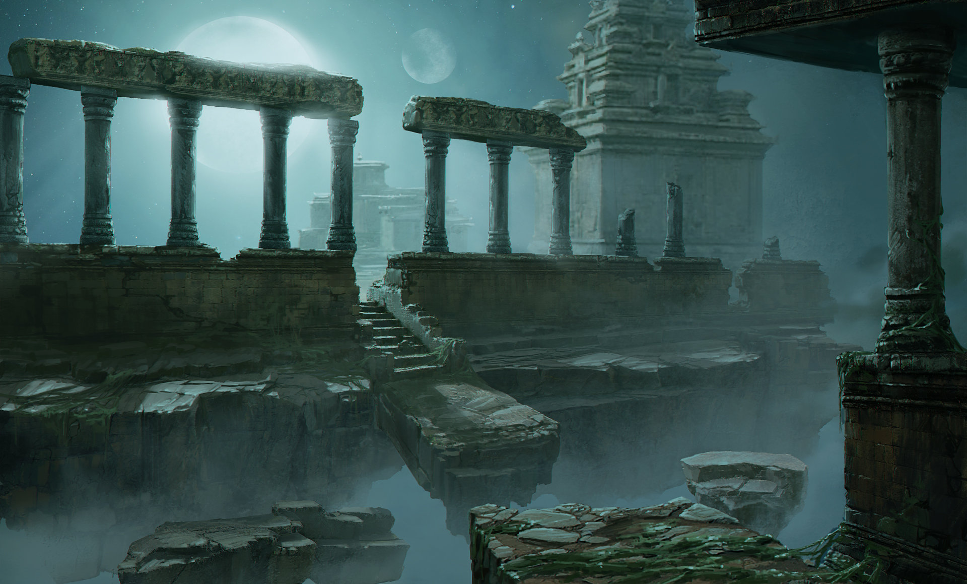 Artstation Abandoned World Vira Sakhniuk