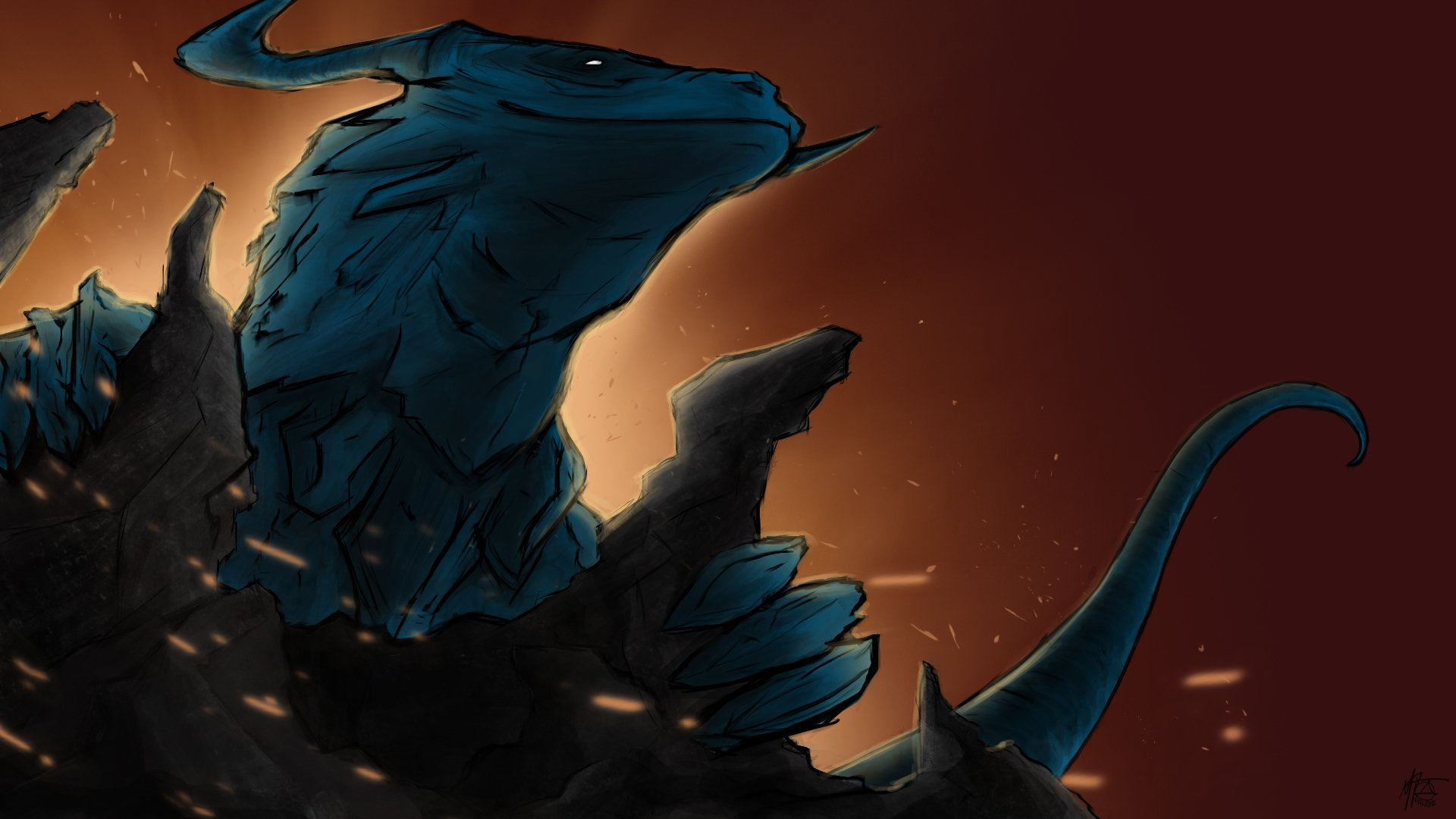 ArtStation - Blue Rising