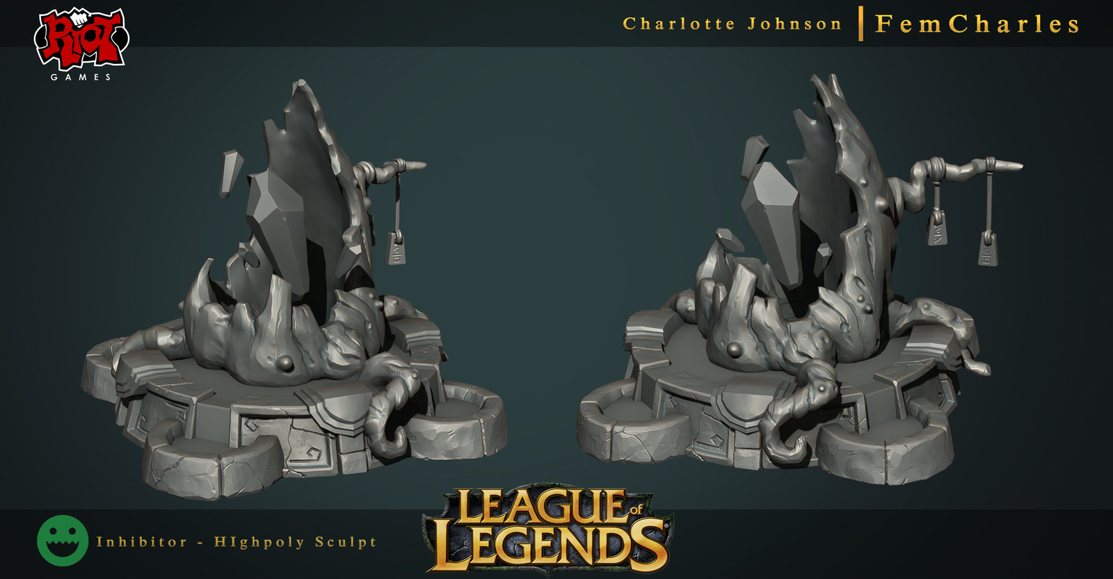 Riot Competition Polycount 2014 - Highpoly sculpt 