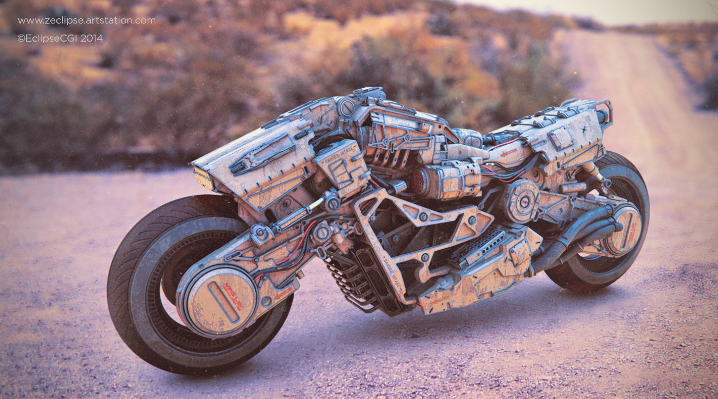 Cyberpunk motorcycle art фото 115