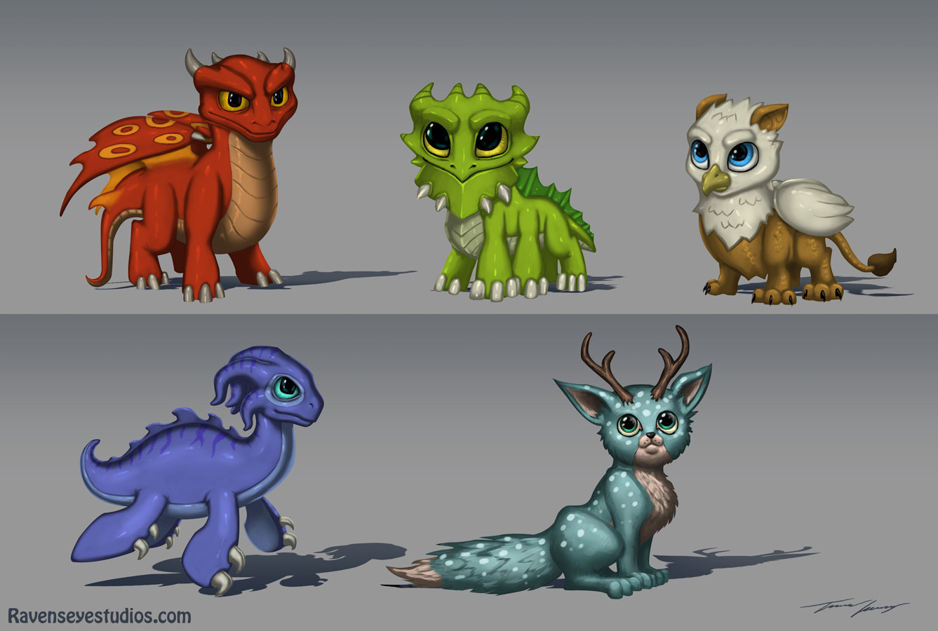 ArtStation Baby creatures