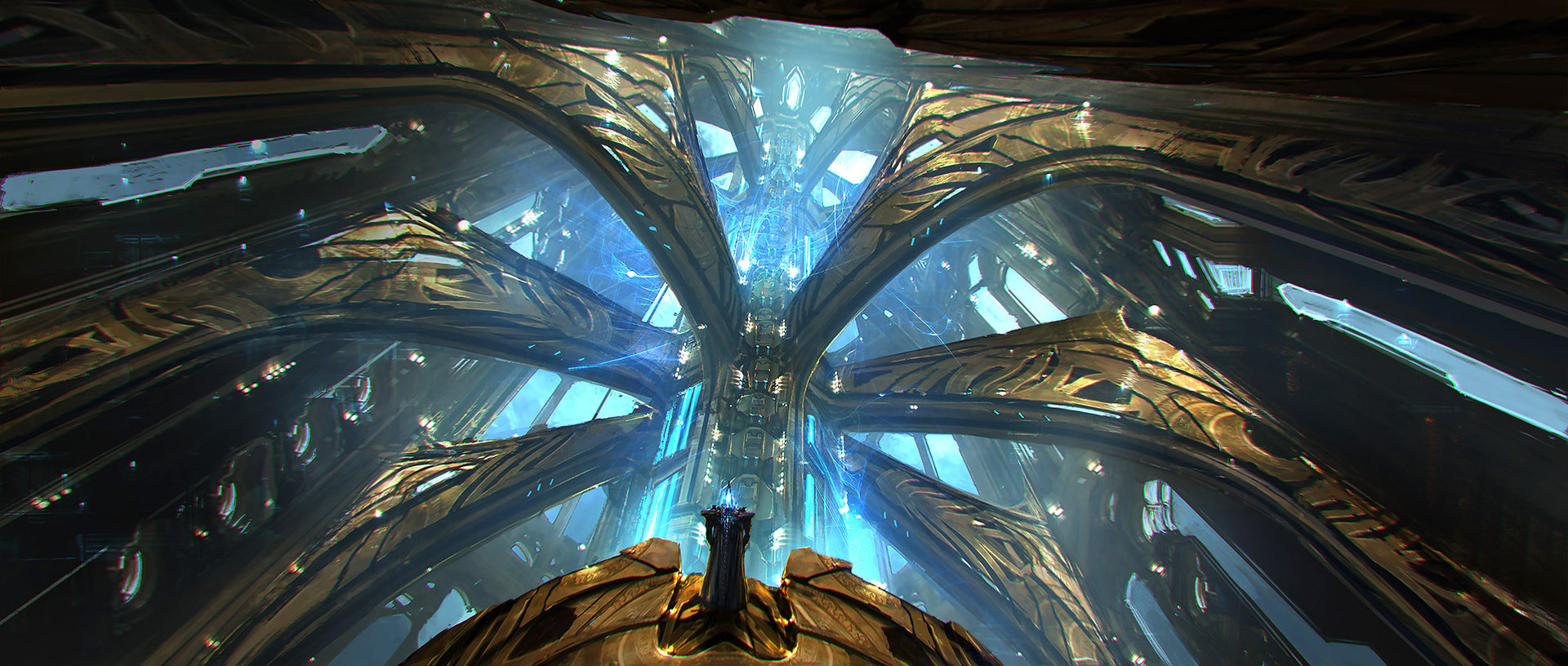 ArtStation - Sci-fi interior, Emmanuel Shiu