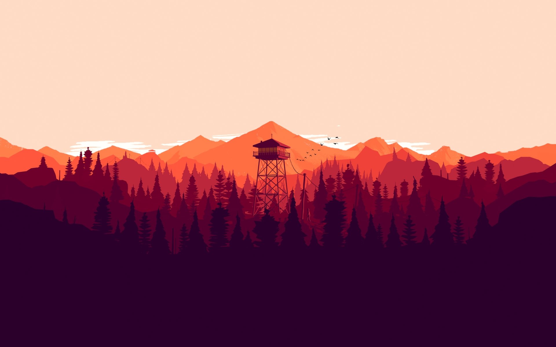 ArtStation Campo Santo Olly Moss Firewatch Fan Art Tim Vizesi artstation-campo-santo-olly-moss-firewatch-fan-art-tim-vizesi