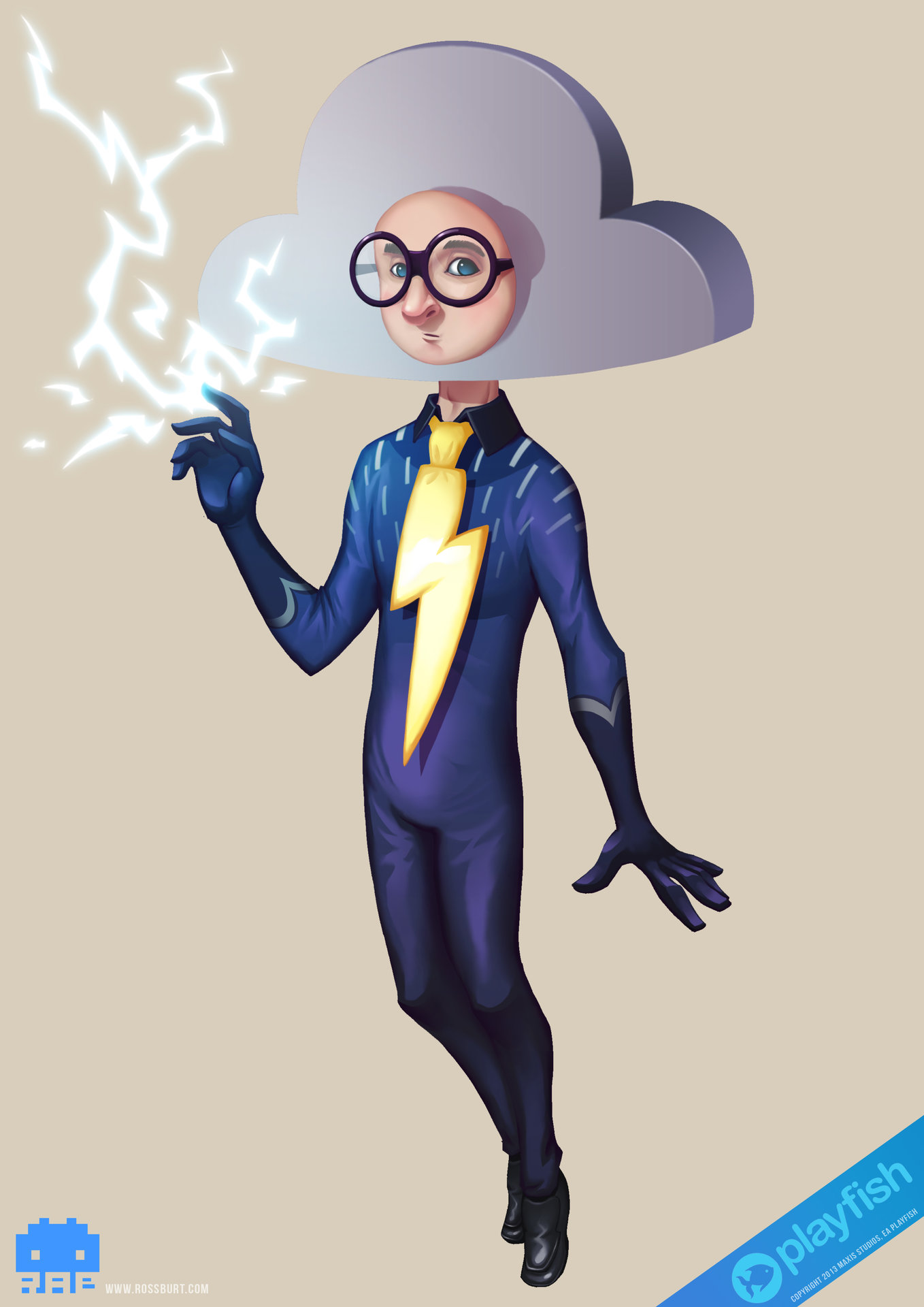 ArtStation - Weatherman Character Concept